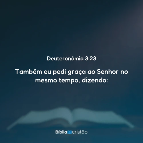 Deuteronômio 3:23