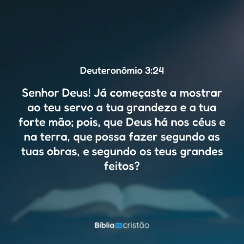 Deuteronômio 3:24