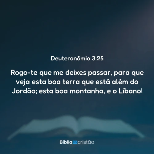 Deuteronômio 3:25