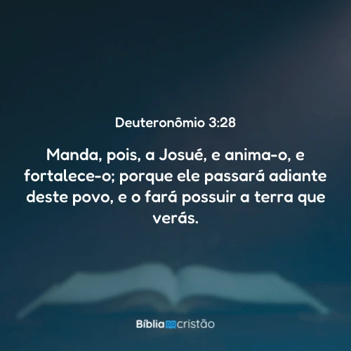 Deuteronômio 3:28