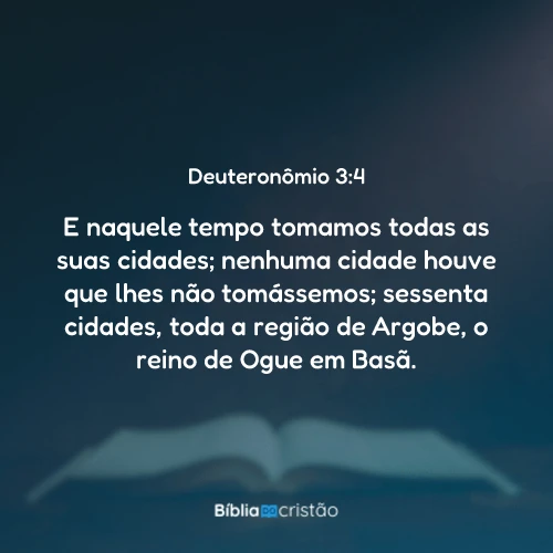 Deuteronômio 3:4