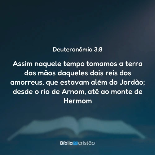 Deuteronômio 3:8