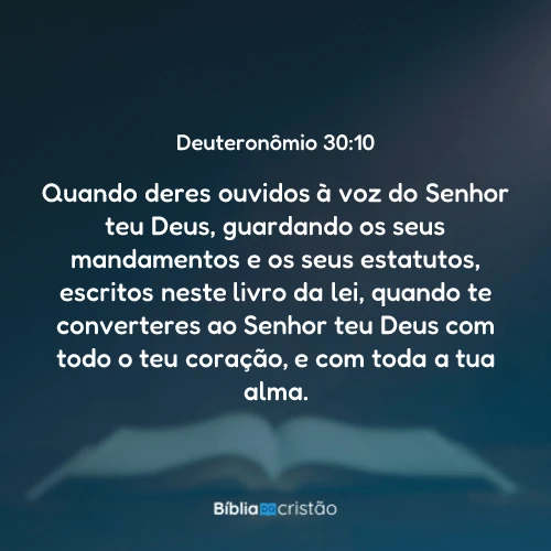 Deuteronômio 30:10