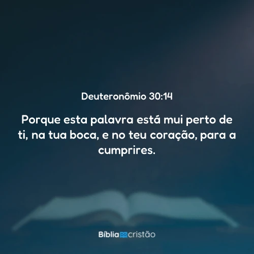 Deuteronômio 30:14