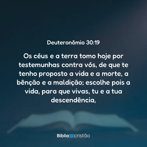 Deuteronômio 30:19