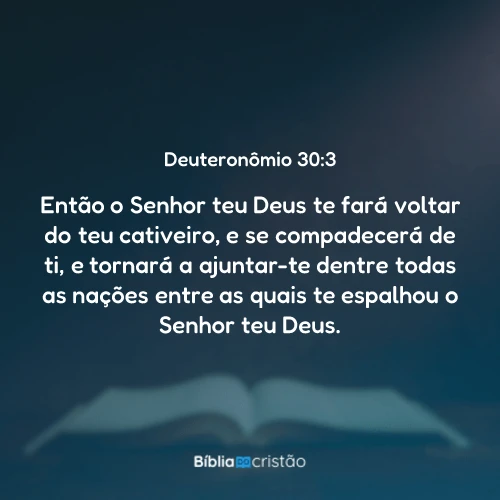 Deuteronômio 30:3