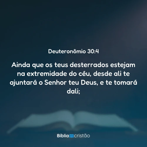 Deuteronômio 30:4