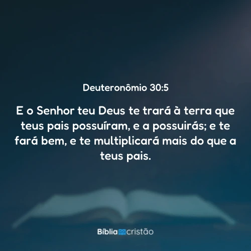 Deuteronômio 30:5