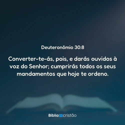 Deuteronômio 30:8