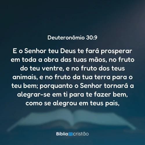 Deuteronômio 30:9