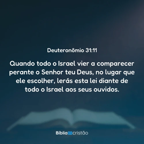 Deuteronômio 31:11