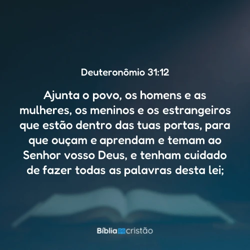 Deuteronômio 31:12
