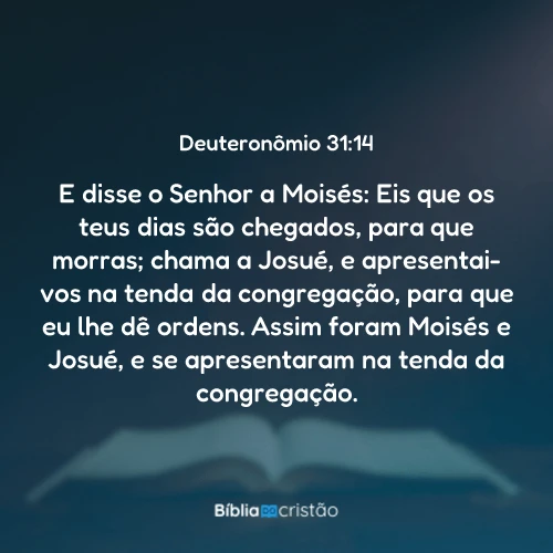 Deuteronômio 31:14