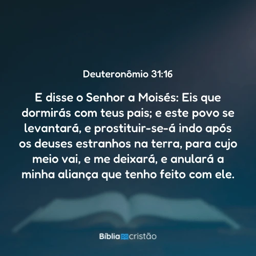 Deuteronômio 31:16