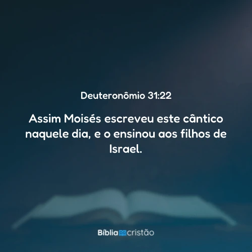 Deuteronômio 31:22