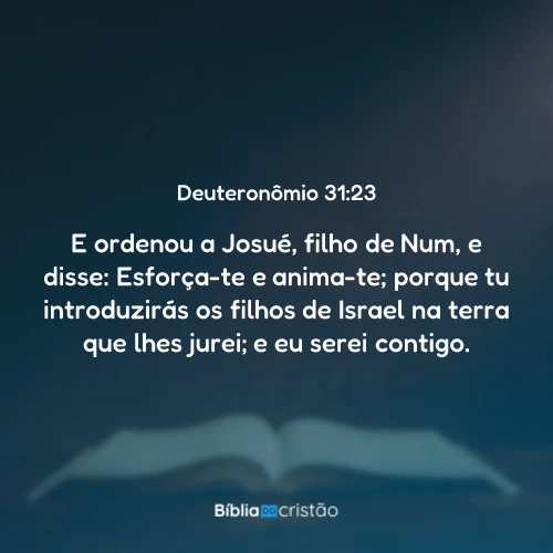 Deuteronômio 31:23