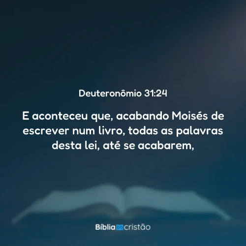 Deuteronômio 31:24