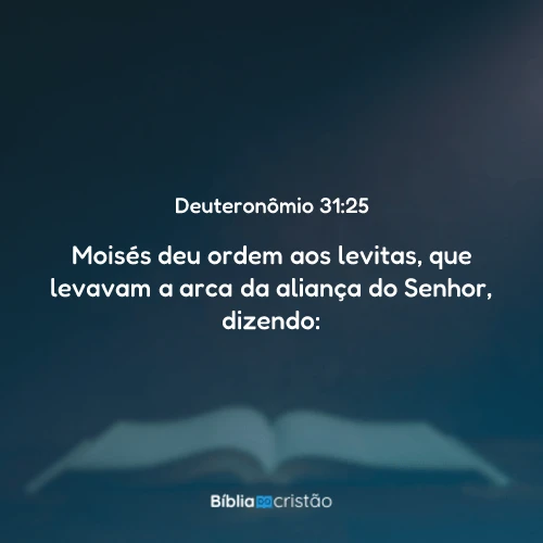 Deuteronômio 31:25