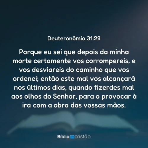Deuteronômio 31:29