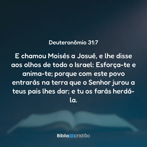 Deuteronômio 31:7