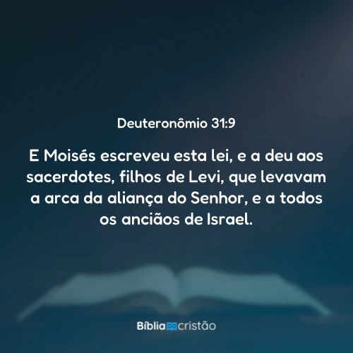 Deuteronômio 31:9