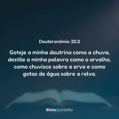 Deuteronômio 32:2