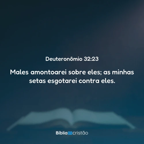 Deuteronômio 32:23