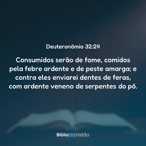 Deuteronômio 32:24