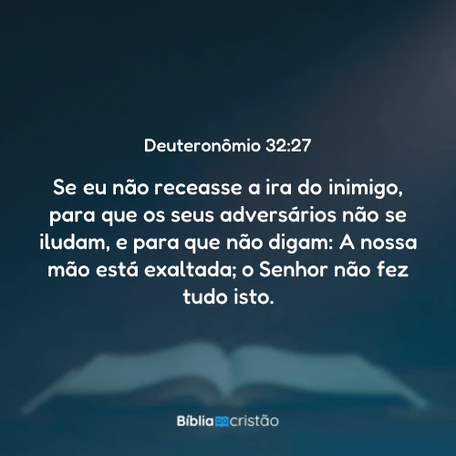 Deuteronômio 32:27