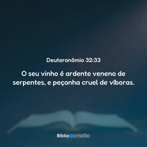 Deuteronômio 32:33