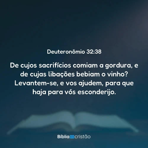 Deuteronômio 32:38