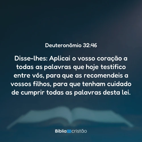 Deuteronômio 32:46