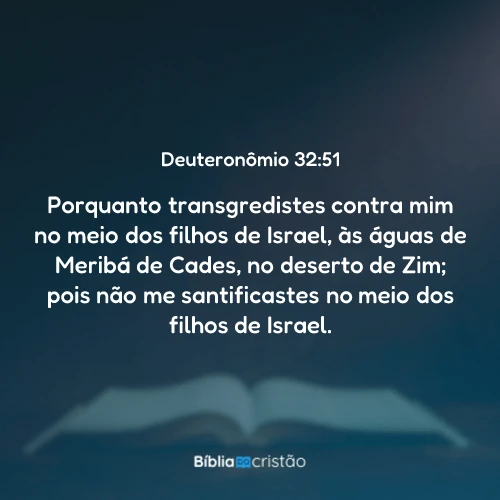 Deuteronômio 32:51