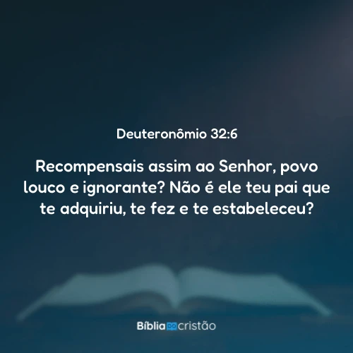 Deuteronômio 32:6