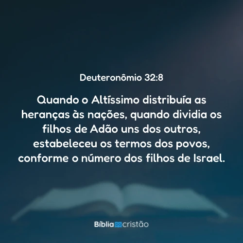 Deuteronômio 32:8