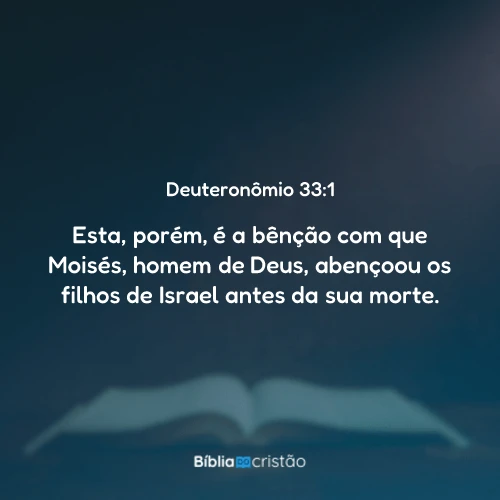 Deuteronômio 33:1