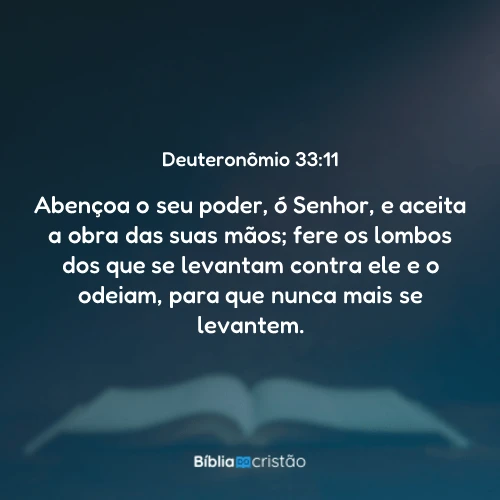 Deuteronômio 33:11