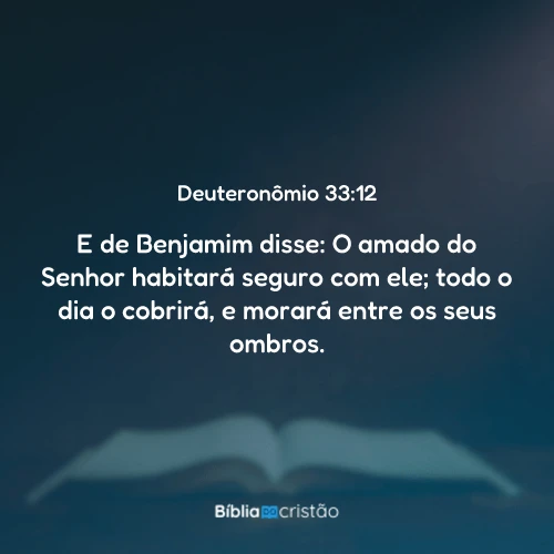 Deuteronômio 33:12