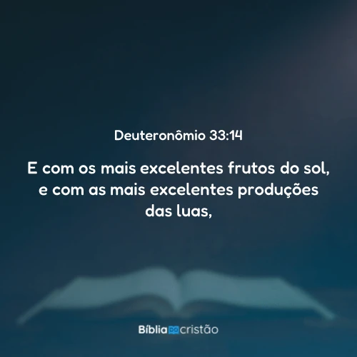Deuteronômio 33:14