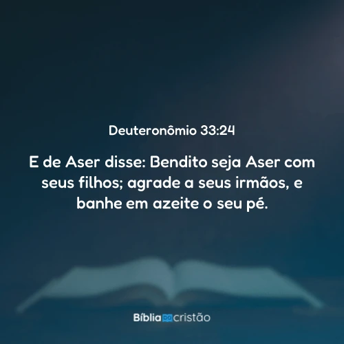 Deuteronômio 33:24