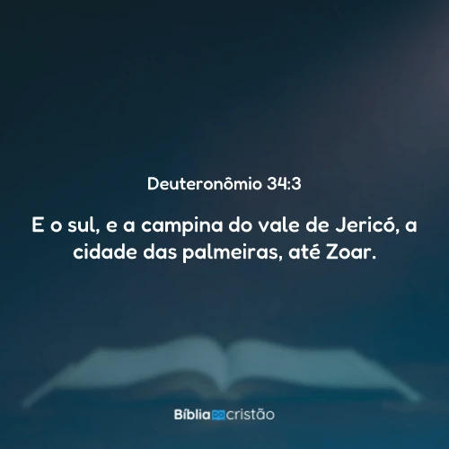 Deuteronômio 34:3