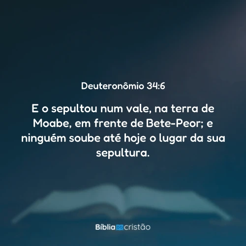Deuteronômio 34:6