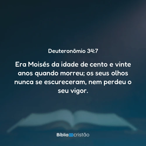Deuteronômio 34:7
