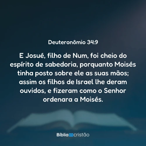 Deuteronômio 34:9