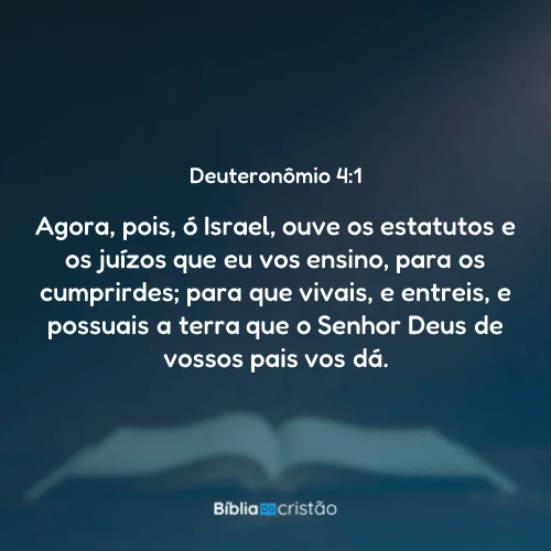 Deuteronômio 4:1