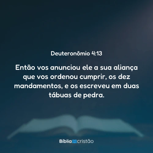 Deuteronômio 4:13
