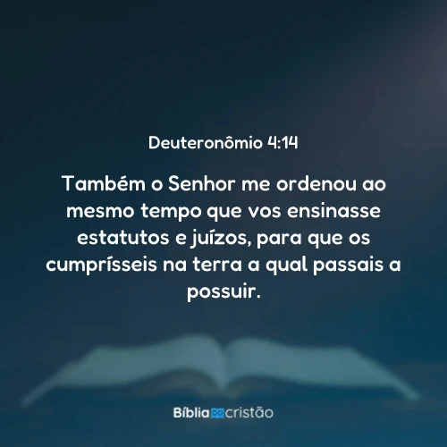 Deuteronômio 4:14