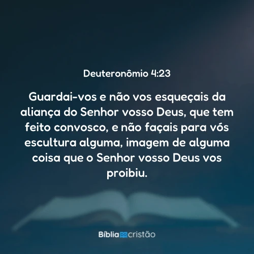 Deuteronômio 4:23