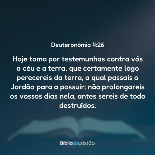 Deuteronômio 4:26