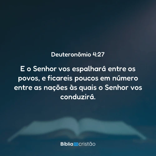 Deuteronômio 4:27